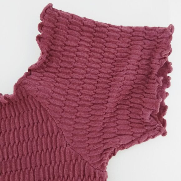 Free People Moulin Ruched Cami Top in Mouve Size M-L - Picture 4 of 6